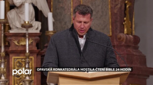 V Konkatedrále Nanebevzetí Panny Marie v Opavě se uskutečnil už šestý ročník nepřetržitého čtení Bible