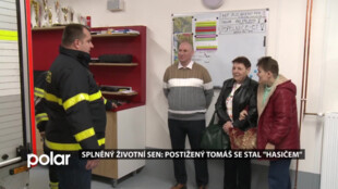 Postiženému Tomášovi se splnil životní sen: stal se na den 