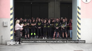 Odsouzení z věznice Heřmanice podruhé běželi se žlutou stužkou, cílem byly Komenského sady