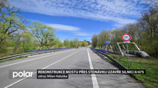 Rekonstrukce mostu přes Stonávku uzavře silnici II-475