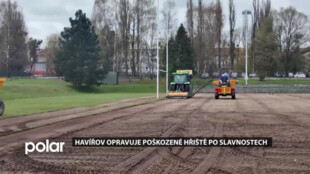 Město zahájilo opravu hřiště po loňských Havířovských slavnostech