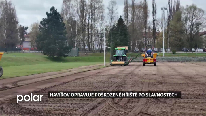 Město zahájilo opravu hřiště po loňských Havířovských slavnostech