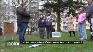 Vítání jara s ježkem Jůlinkou přilákalo děti i dospělé