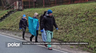 Fulnek se opět zapojil do akce Ukliďme Česko, dobrovolníci vysbírali 1550 kilogramů odpadu