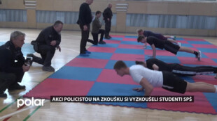 Být policistou na zkoušku si vyzkoušeli středoškoláci v rámci náborové akce PČR