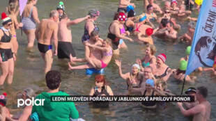 Lední medvědi pořádali v Jablunkově aprílový ponor otužilců