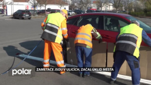 Zametače jsou v ulicích, začal rajonový úklid města