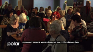 Dubnový senior klub v ostravském Akordu připravil soutěž i přednášku