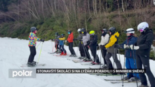 Stonavští školáci si na lyžařském výcviku poradili i s minimem sněhu