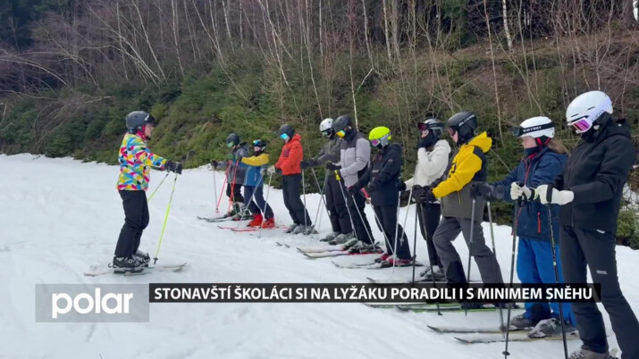 Stonavští školáci si na lyžařském výcviku poradili i s minimem sněhu