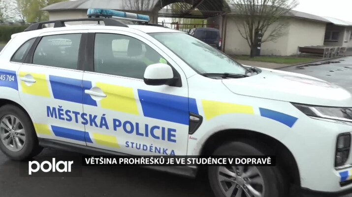 Většina prohřešků je ve Studénce v dopravě