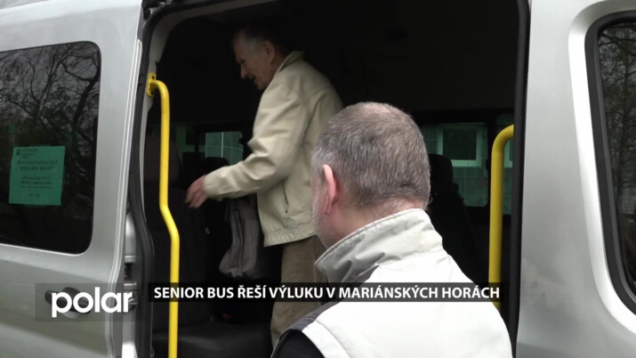 Senior bus pomáhá seniorům v Mariánských Horách překonat dopravní omezení