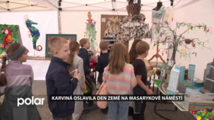 Karviná oslavila Den Země na Masarykově náměstí. Návštěvníky čekala netradiční atrakce