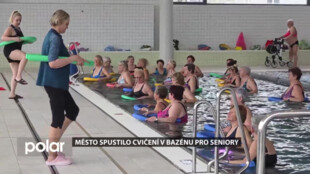 Karvinští senioři jsou v kondici. Město spustilo cvičení v bazénu