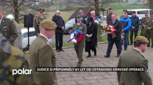 Sudice si připomněly 81. výročí Ostravsko-opavské operace