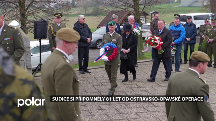 Sudice si připomněly 81. výročí Ostravsko-opavské operace