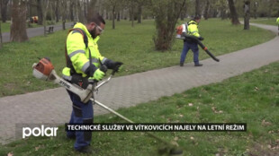 Po náročné zimě se technické služby ve Vítkovicích vrhly na údržbu zeleně