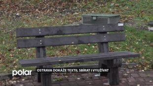 Ostrava dokáže textil separovat i využívat. Firmy z něj vyrábí například městský mobiliář