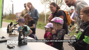 Akce Den vody vzdělávala i bavila děti na Karvinském moři