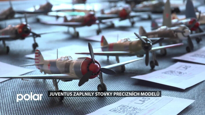 Juventus zaplnily stovky precizních plastikových i papírových modelů