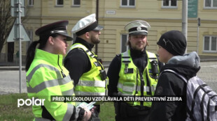 Před novojičínskou školou vzdělávala děti preventivní zebra