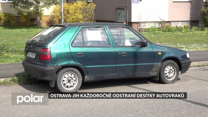 Vedení Ostravy-jihu se zbavuje autovraků v ulicích obvodu