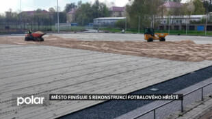 Město finišuje s rekonstrukcí tréninkového fotbalového hřiště v areálu MFK