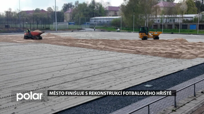 Město finišuje s rekonstrukcí tréninkového fotbalového hřiště v areálu MFK