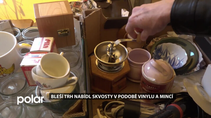 Bleší trh nabídl skvosty v podobě vinylu a mincí