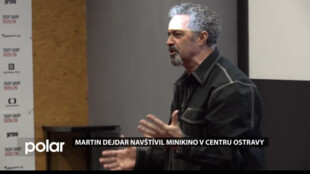 Martin Dejdar navštívil minikino v centru Ostravy