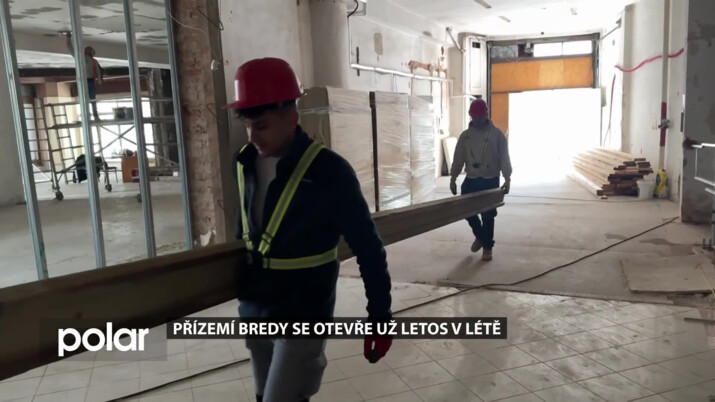 Přízemí bývalého OD Breda v Opavě se otevře už v létě, rekonstrukce je v plném proudu