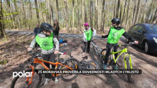 ZŠ Moravská prověřila dovednosti mladých cyklistů v terénu