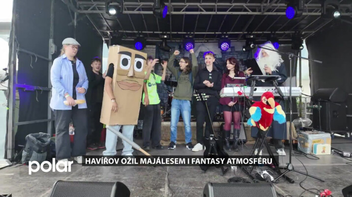 Majáles v Havířově přilákal studenty, náměstí ovládla hudba i fantasy atmosféra