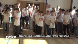 Bruntál se poprvé v historii stal dějištěm oblastního kola postupové prestižní soutěže Zlatá včela