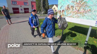 Janovičtí se zapojili do akce Ukliďme Beskydy