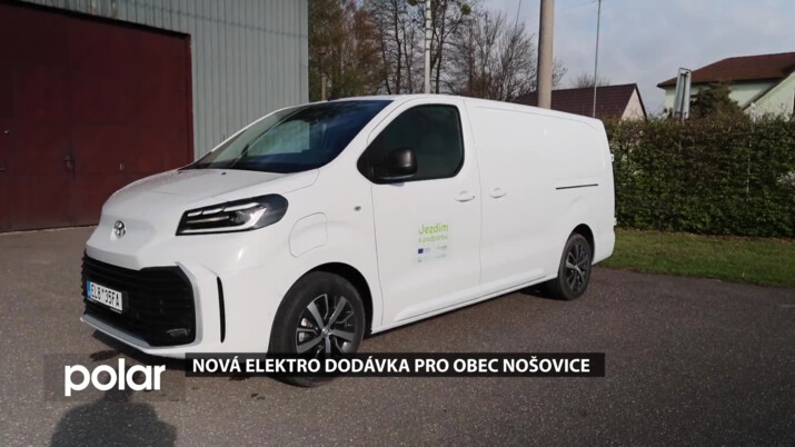 Nová elektrododávka Toyota PRO ACE pro obec Nošovice