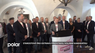 Starostové pro Ostravu představili volební kandidátku. Sází na týmovou práci a kontakt s lidmi