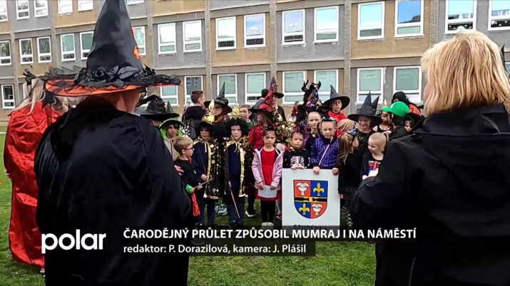 Čarodějný průlet způsobil mumraj i na náměstí