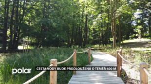 Cesta vody bude prodloužena o téměř 600 metrů. Nepřístupným terénem povedou chodníky