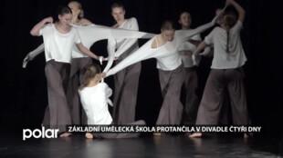 Základní umělecká škola protančila v divadle čtyři dny