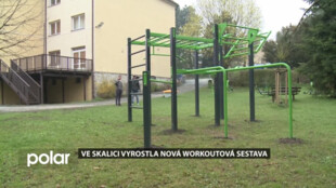 Sportovní zázemí ve Skalici se rozšířilo o workoutovou sestavu
