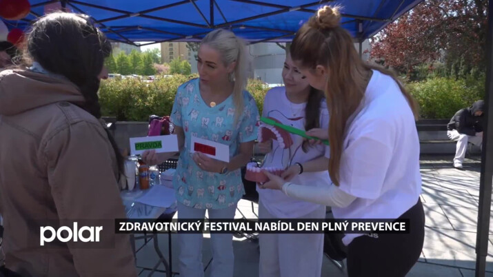 Zdravotnický festival v Karviné nabídl den plný prevence a zdraví