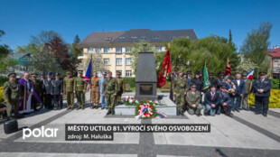 Karviná uctila památku hrdinů a oslavila 81. výročí svého osvobození