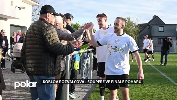 Koblov rozválcoval soupeře ve finále městského poháru, nad Velkou Polomí zvítězil 7:0