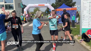 Charitativní běh Křídla dětem pomohl malým pacientům FNO. Vybralo se 200 tisíc korun