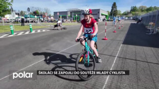 Školáci se na dopravním hřišti zapojili do soutěže Mladý cyklista