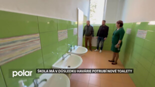 Škola má v důsledku havárie potrubí nové toalety