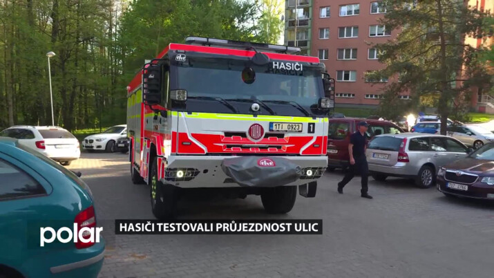 Hasiči v Karviné testovali ulice. Projeli by k Vašemu domu včas?