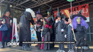 Mariánské náměstí zaplnily stovky čarodějnic a čarodějů. Tradiční slet přilákal stovky dětí i dospělých