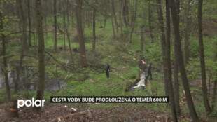 Cesta vody v Bělském lese bude prodloužena o téměř 600 metrů